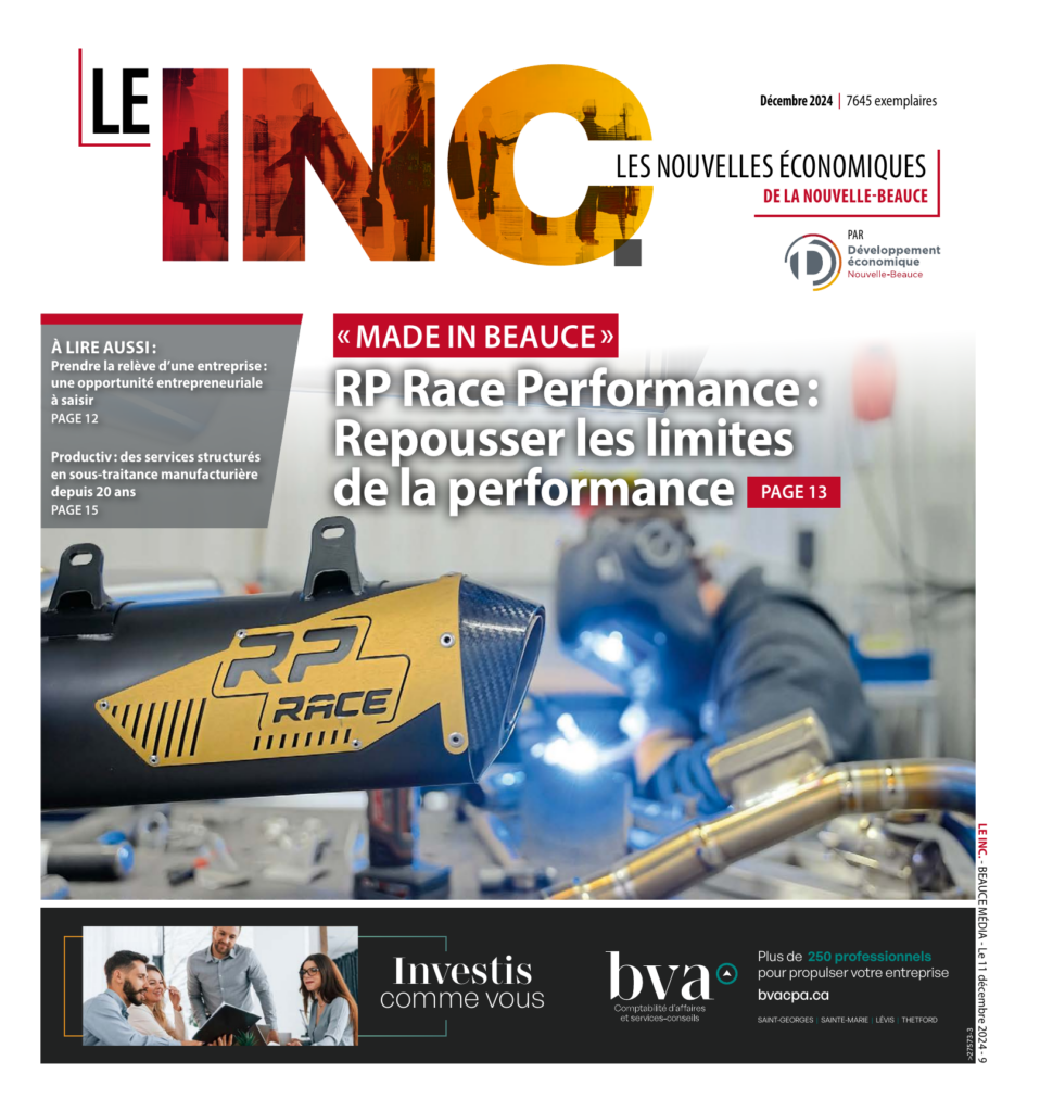 Couverture magazine LE INC décembre 2024 RP Race