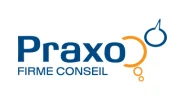 Logo Praxo Firme Conseil bleu et orange
