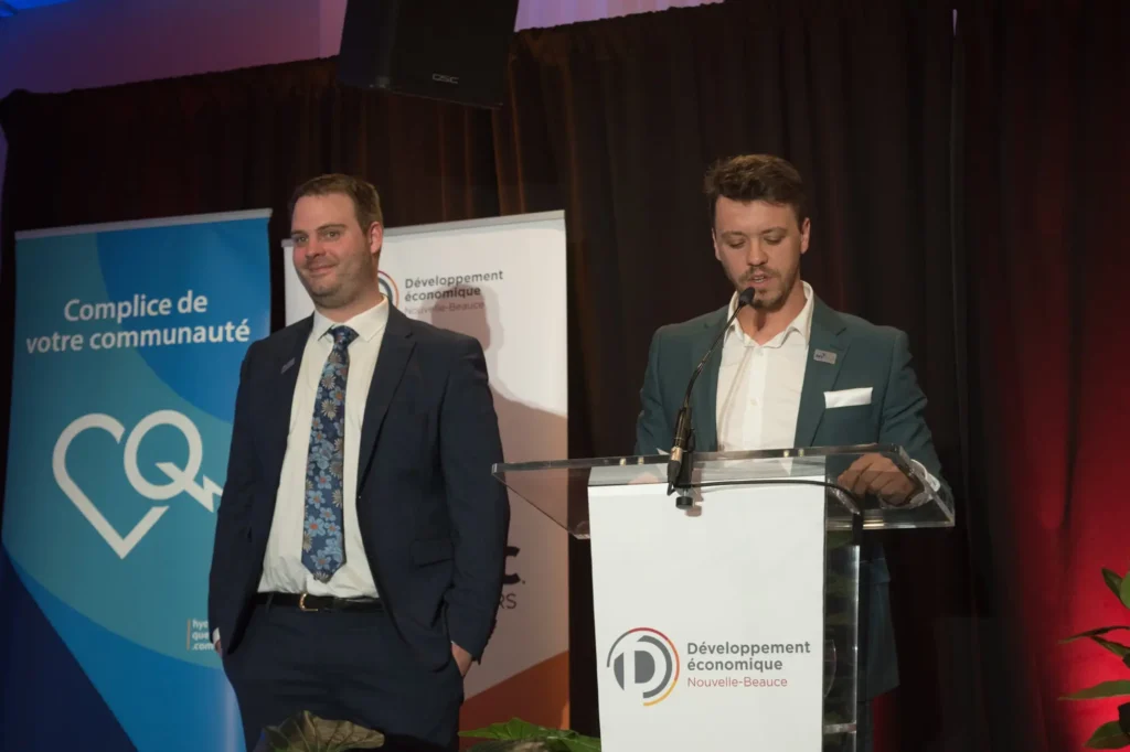 Discours lors d’un événement économique en Nouvelle-Beauce