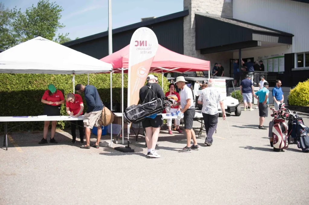 Inscription à un tournoi de golf