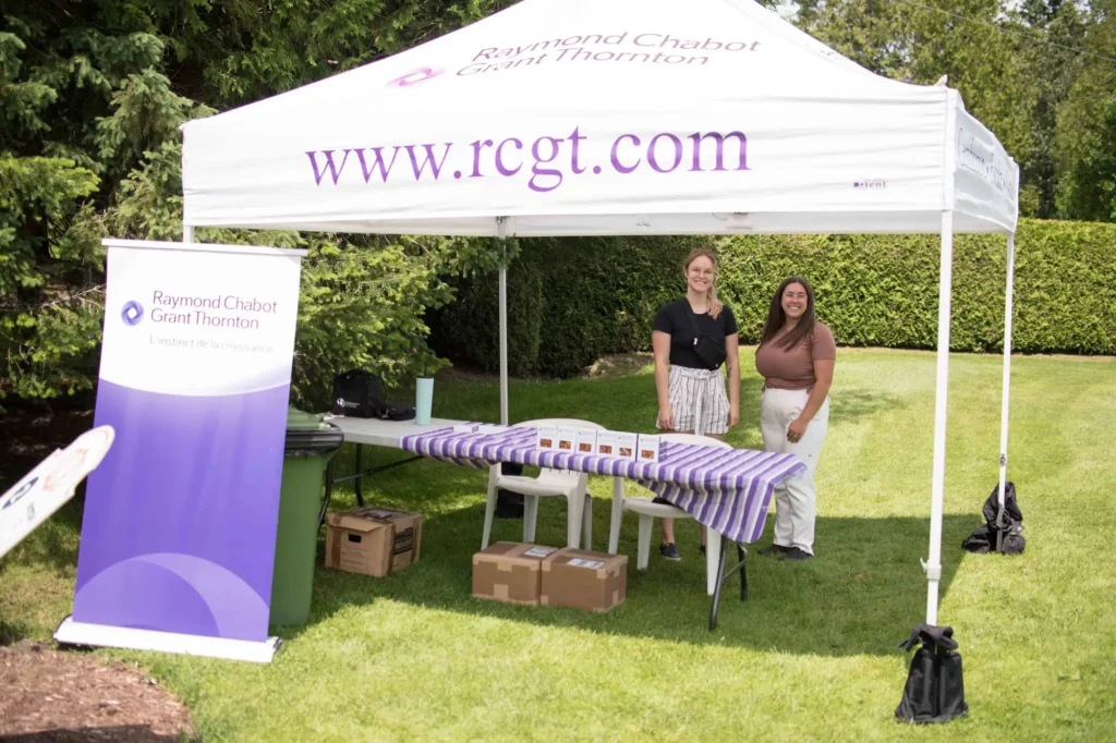 Stand promotionnel Raymond Chabot Grant Thornton extérieur